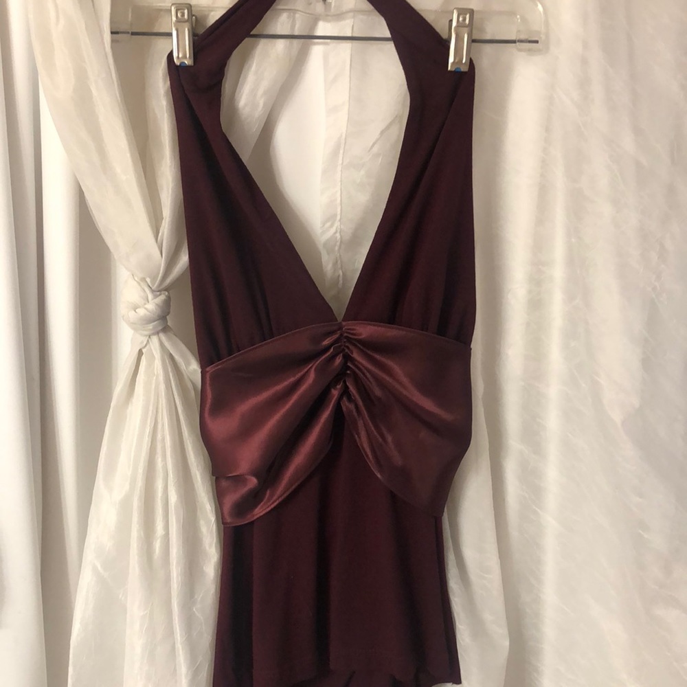 Arden B Halter backless halter top